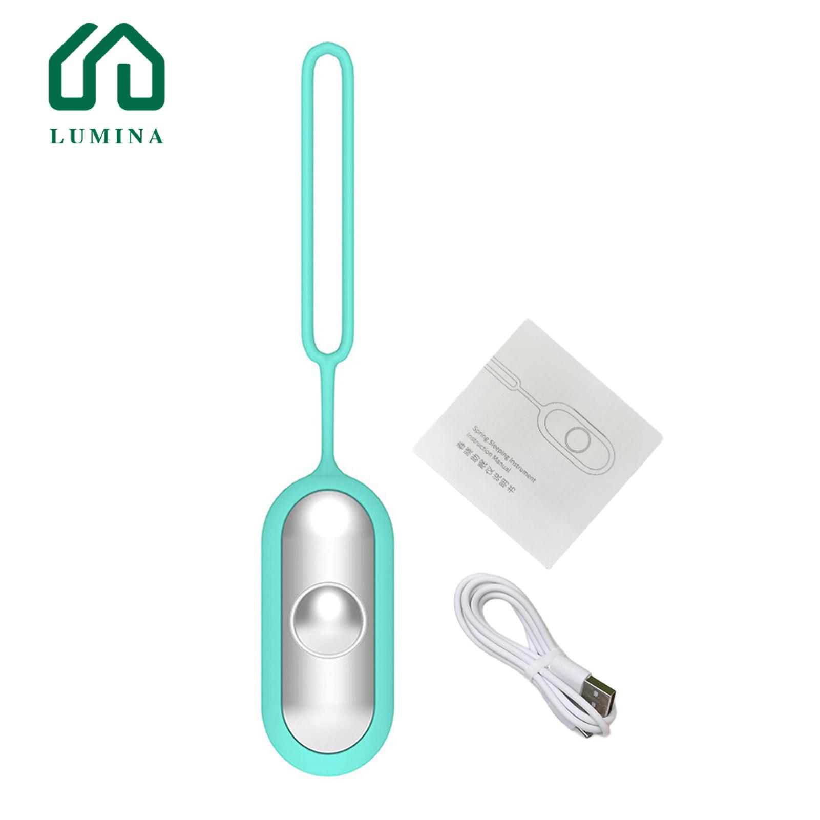 Lumina Intuitive Controls Sleep Device Portable Sleep Aid Device for Anxiety Relief Rechargeable Handheld Device with Low/high Frequency Modes for Better Sleep Compact Easy to Use Smart Handheld Sleep