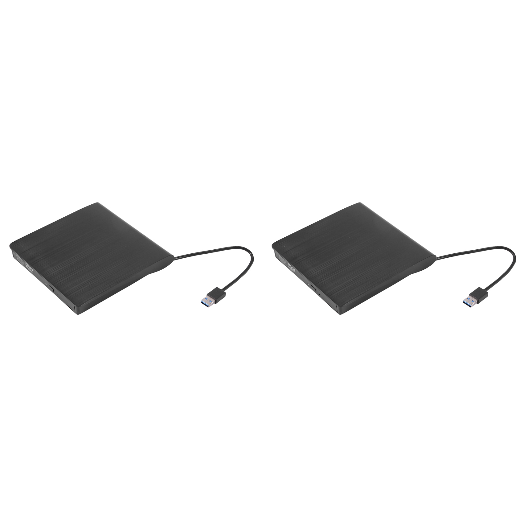 2X External CD DVD Drive USB 3.0, Premium Portable DVD/CD ROM +/-RW Optical Drive Burner Writer Player for Laptop PC Mac