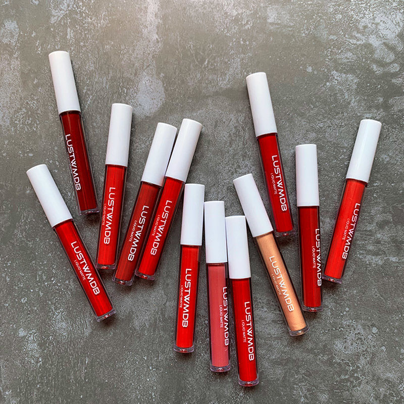 LUSTWMDB 12 PCS LIQUID LIPSTICK SET. 