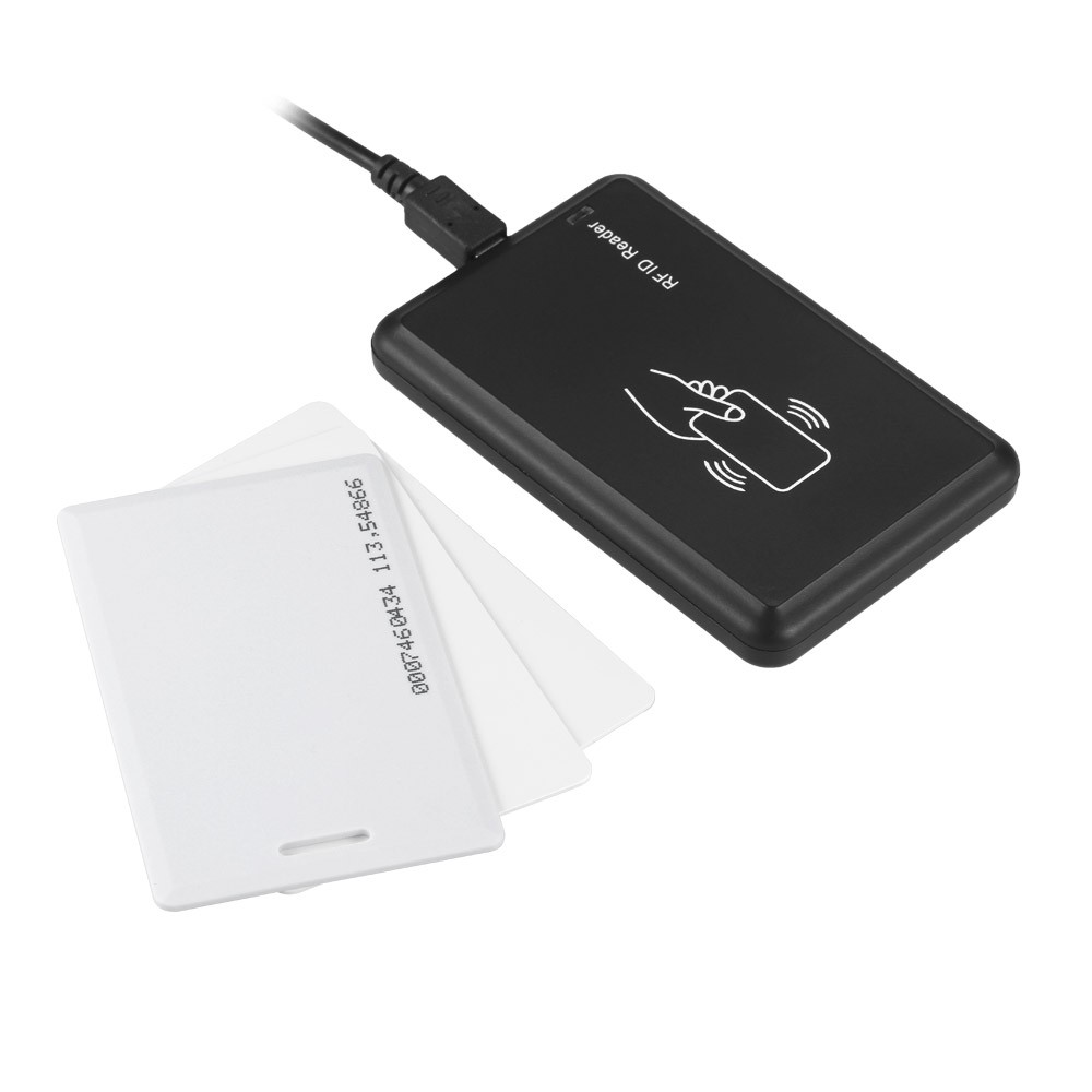 Dual band RFID card reader compatible with MIFARE