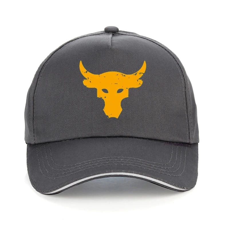 Brahma Bull The Rock Project Gym Logo Baseball Cap Fashion Cool Summer men Dwayne Johnson Brahma Bull Tattoo hat. 