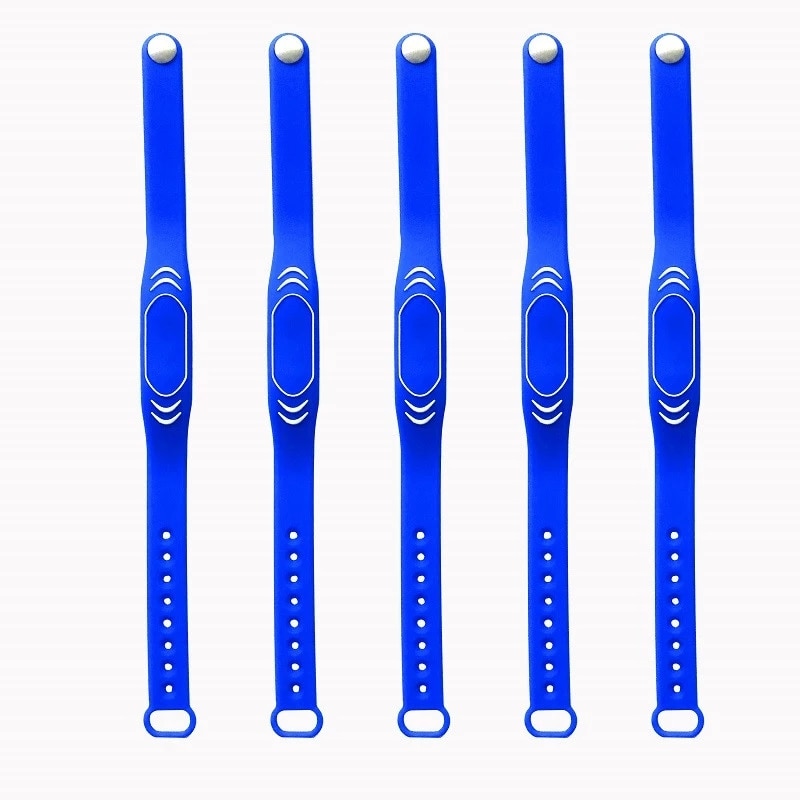 125KHz ID EM4100 Read Only Adjustable Waterproof Wristband RFID Bracelet Wrist Band Bracelet Tag Access Control Card. 