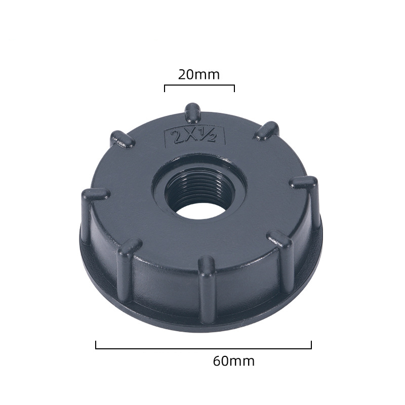 DIY Accessories Durable Ibc Tank Fittings S60X6 Coarse Threaded Cap 60Mm Female Thread To 1/2 " 3/4" 1 " Adapter Connector Conbo