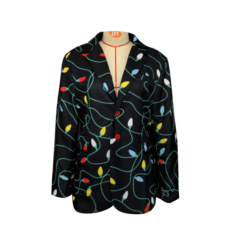 snowflake suit jacket