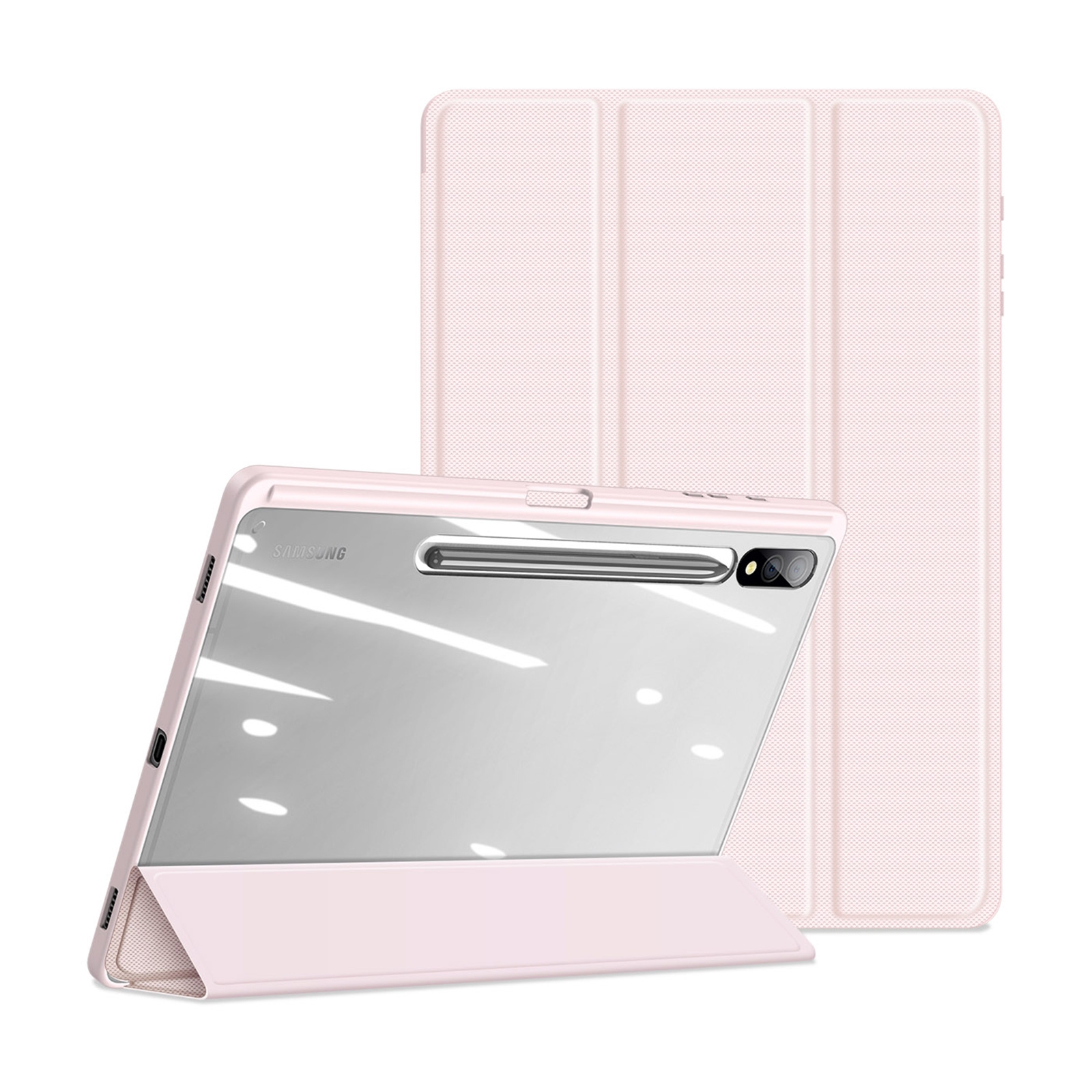 DUX DUCIS TOBY Series Antiskid Leather Tablet Case with Sleep / Wake-up Function For Samsung Galaxy Tab A9+. 