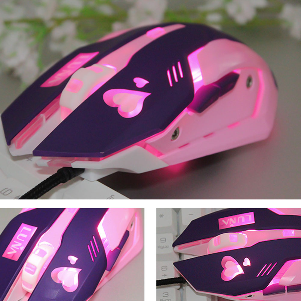 1.5M Computer Accessories Mechanical Mouse Mute Sound DVA Game Wired Mouse. 