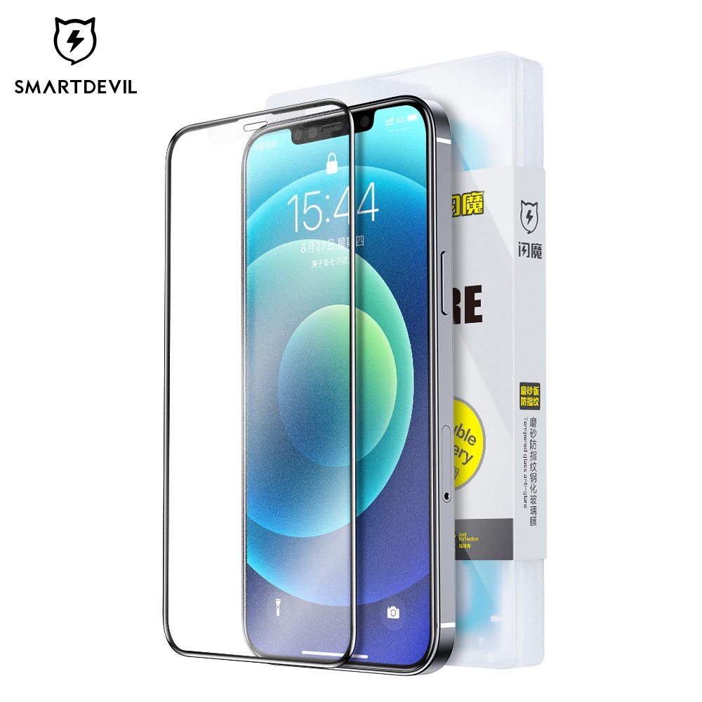 Smart Devil 9D Matte Tempered Glass For Iphone 14/13 Pro Max 12 11 Pro Mini 7 8 Plus 6 S X Xr Xs Se Full Cover Screen Protector