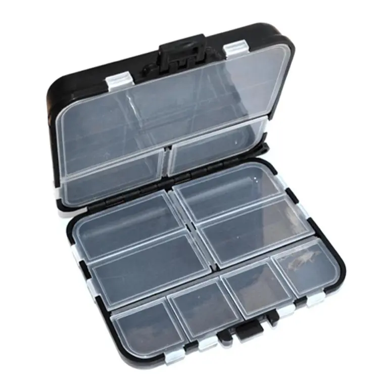 Mini Fishing Tackle Box Multiple Compartments Container Portable