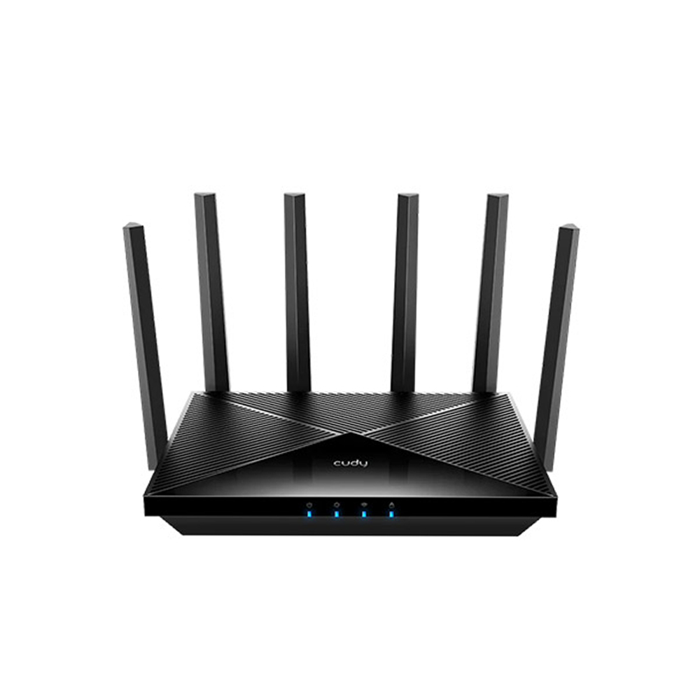 Cudy WR11000 BE11000 2.5G Mesh Wi-Fi 7 Router - 6-Stream Tri-Band Wi-Fi 7 - 4× 2.5G Ethernet Ports - 5.7 Gbps + 4.3 Gbps + 688 Mbps - Covers 140 m² (1,500 ft²) with eFEM - Cudy App, Cloud Control. 