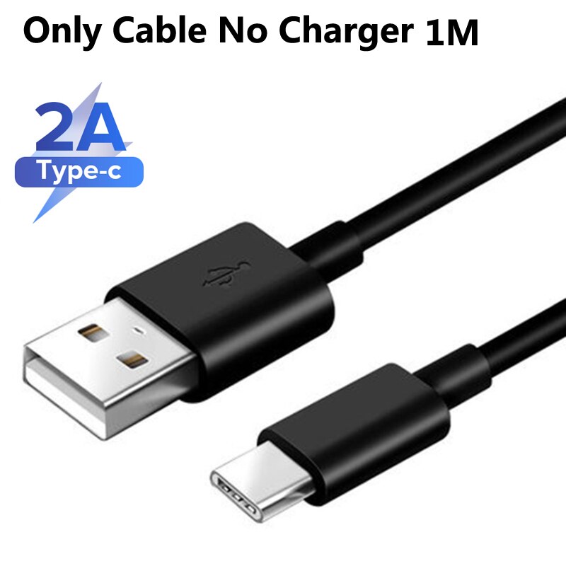【happy one】Type-C USB Charging Cable Phone Adapter For Samsung A12 A42 A50 A71 A51 3.1A Fast Charging Dual USB Charger. 