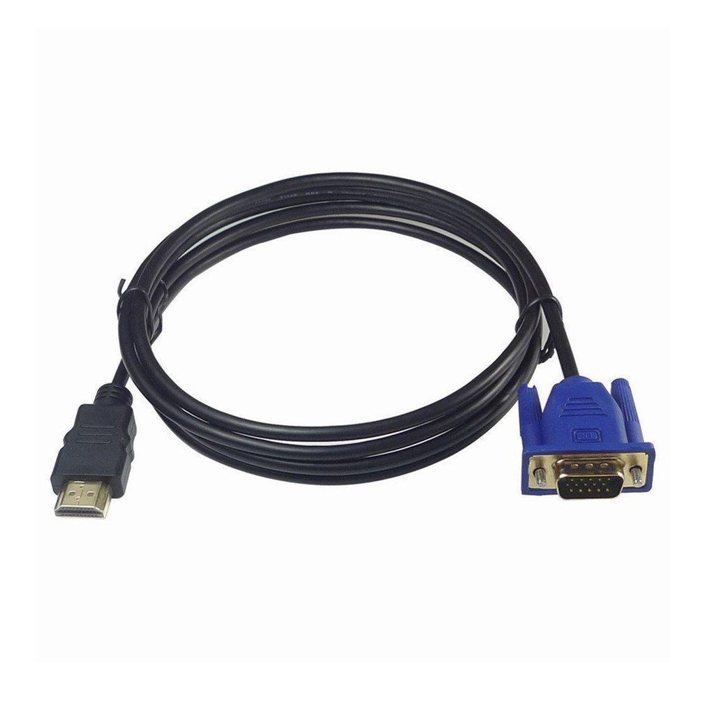 HDMI To VGA Converter Cable For PC Laptop Tablet High Resolution