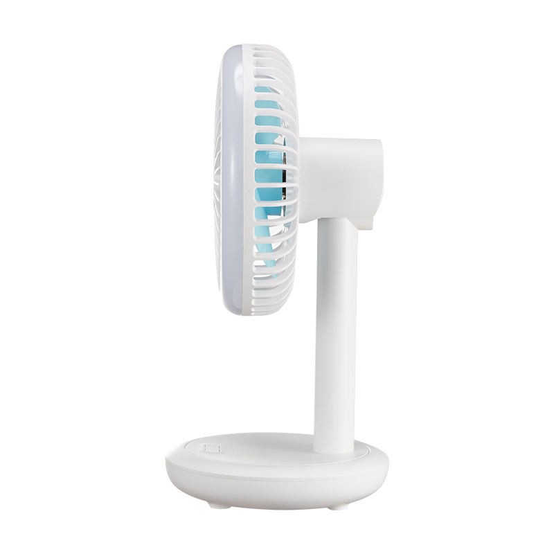 DURATION POEWR DP-7632 Rechargeable 4000mAh Lithium Battery Strong Wind Up-Down Adjustable Fan With Lamp. 