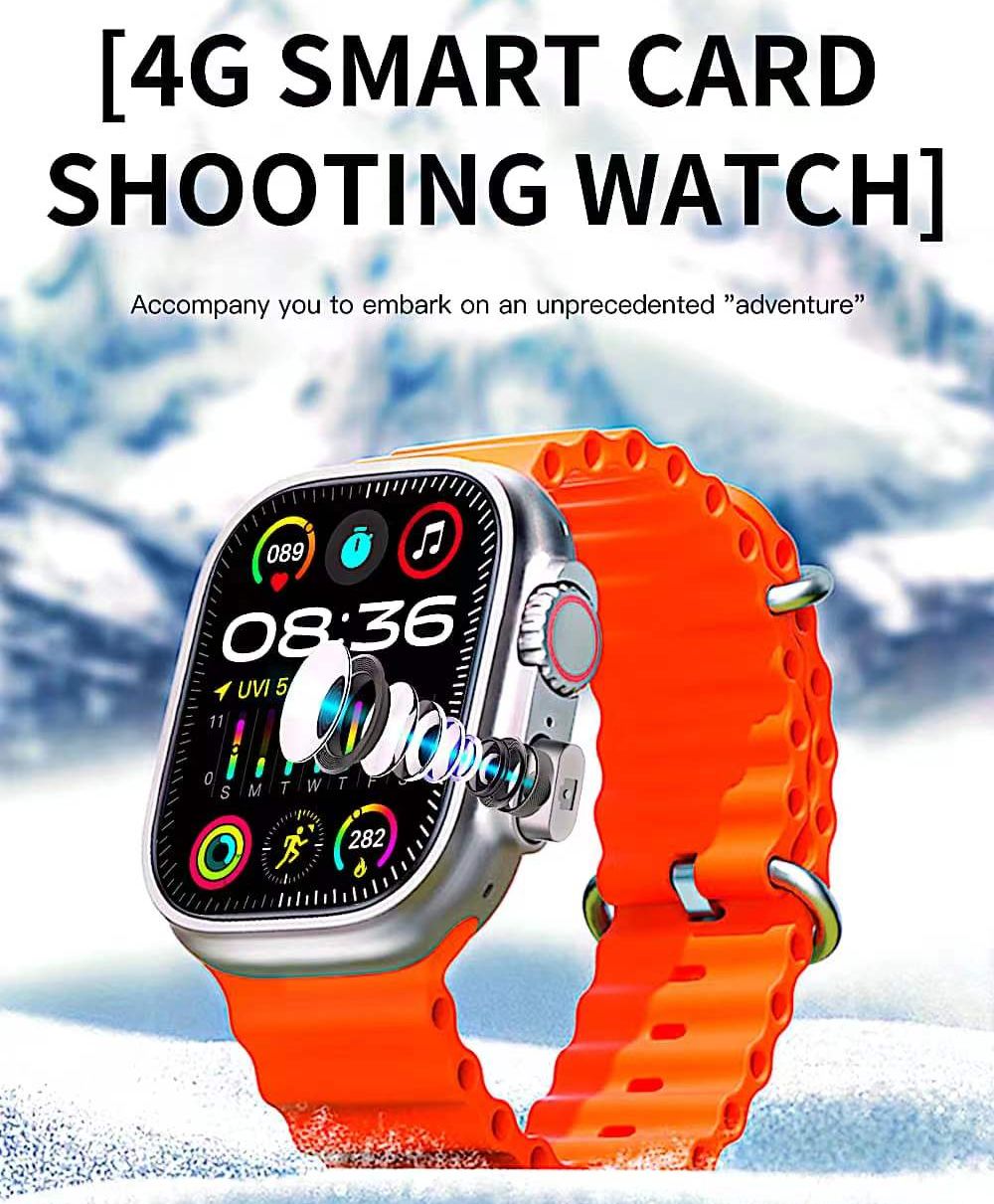 BW9 4G SIM Card Smartwatch Video Calling, Camera, Google, Opera mini, Facebook and Others BW9-4G. 