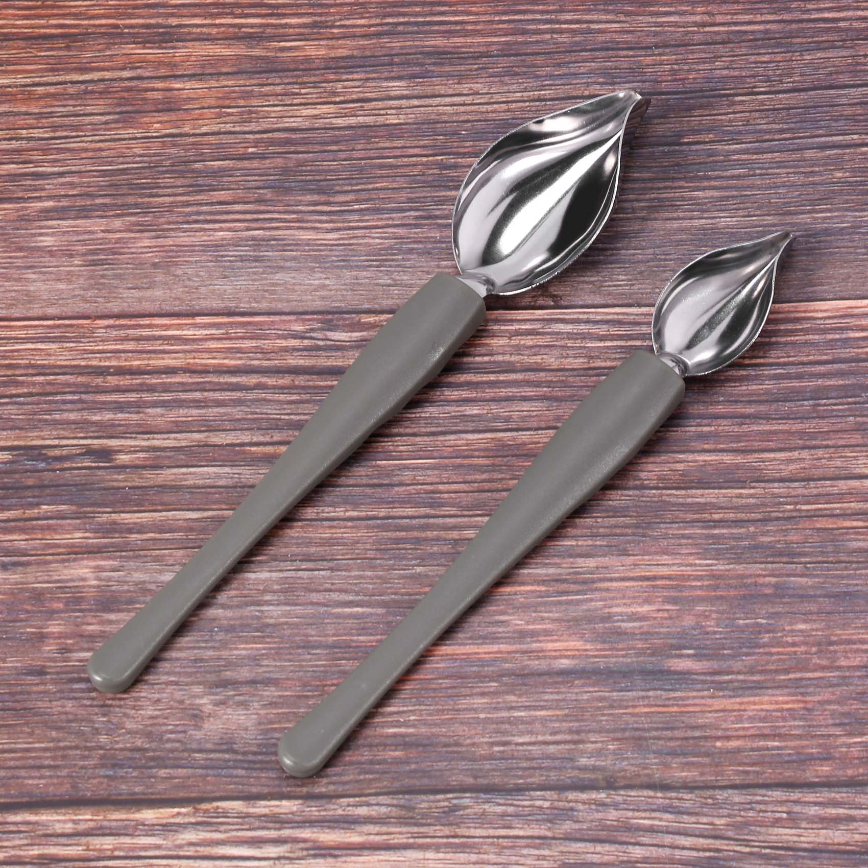 (New)Culinary Drawing Decorating poon et, 2 Pc aucier Drizzle poon,Decorating Pencil poon for Decorative Cake,Coffee. 