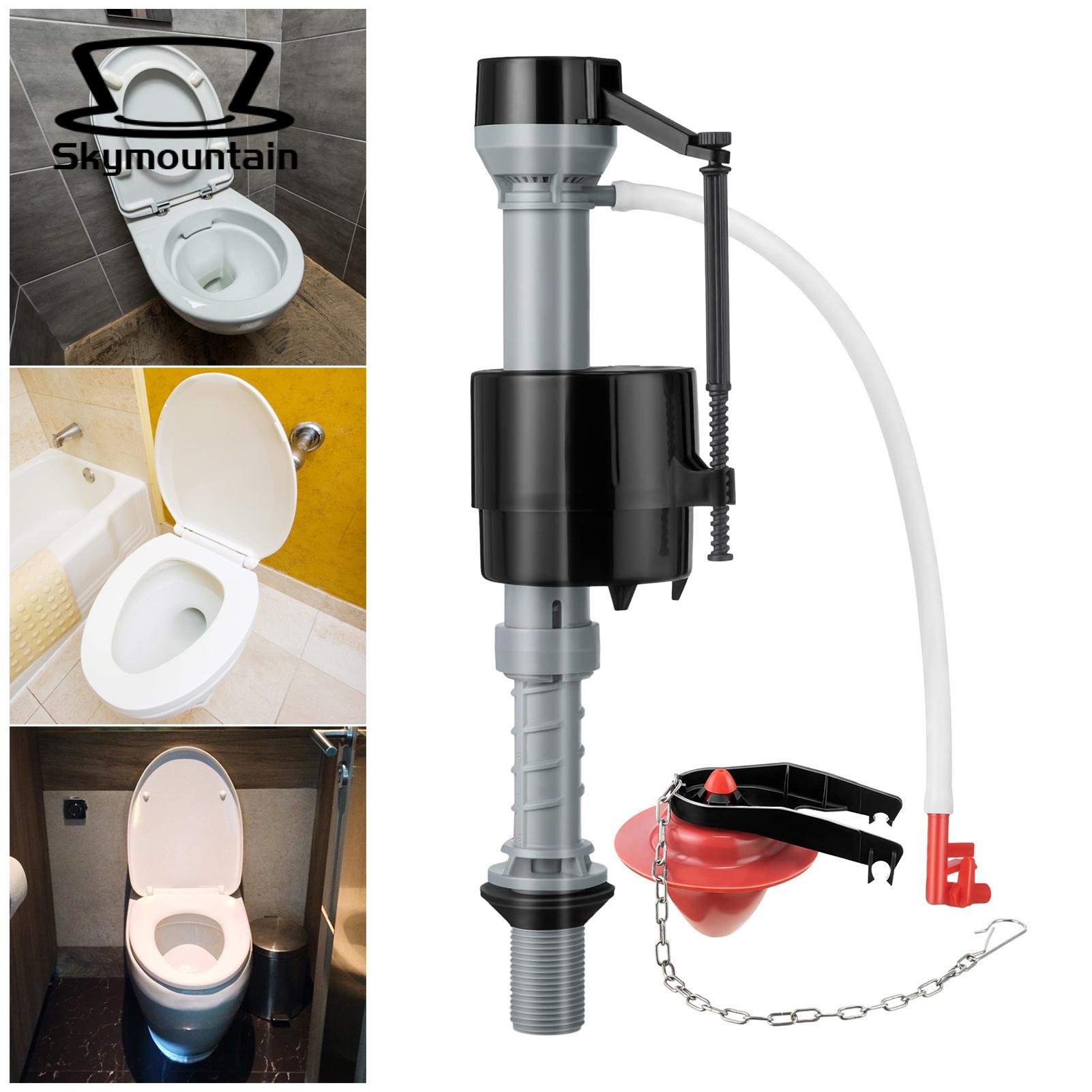 High-quality Replacement Flapper with Stainless Steel Chain Easy Install Toilet Fill Valve Flapper Replacement Kit Leak-free Adjustable Flush Volume Southeast Asian Buyers' Choice Toilet Water