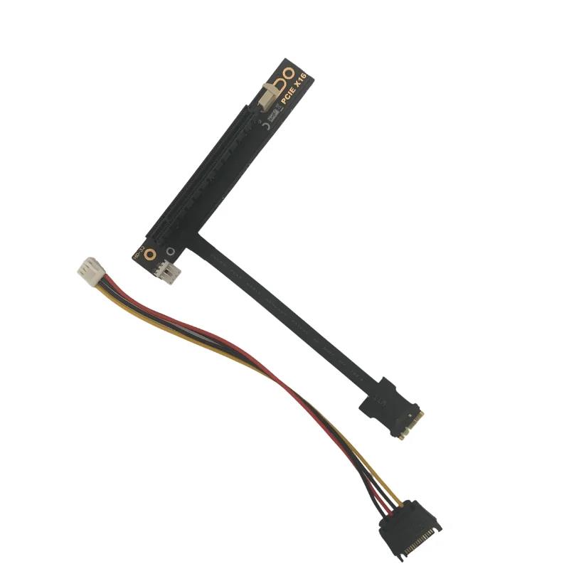 Graphics Mining Extender Cable M.2 WiFi To x16 M.2 A.E Key NGFF PCI-E 3.0 X16 Video Card GPU Riser Adapter Cable 4PIN 6Pin Power. 