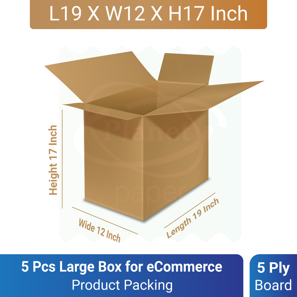 5 Pcs Large Carton Box (5 Ply) For Ecommerce Packaging Material: Buy Online at Best Prices in Bangladesh 5 Pcs Large Carton Box (5 Ply) For Ecommerce Packaging Material: Buy Online at Best Prices in Bangladesh