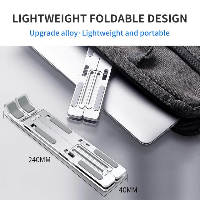 Laptop Stand Aluminum Alloy Adjustable Multi-angle Laptop Stand 10-17 inch Tab  Notebook laptop stand. 