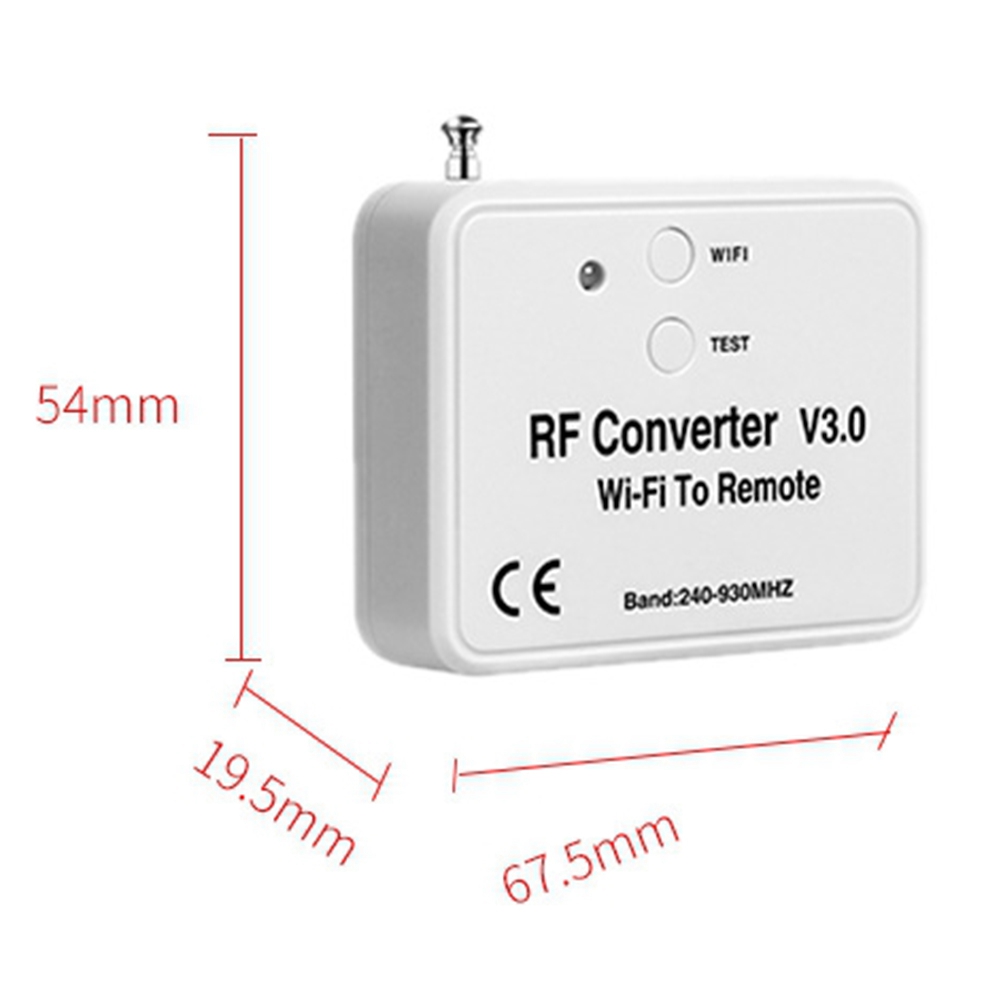 Wifi Remote Control Converter Rf Radio Frequency Wifi 240-930 Mhz. 