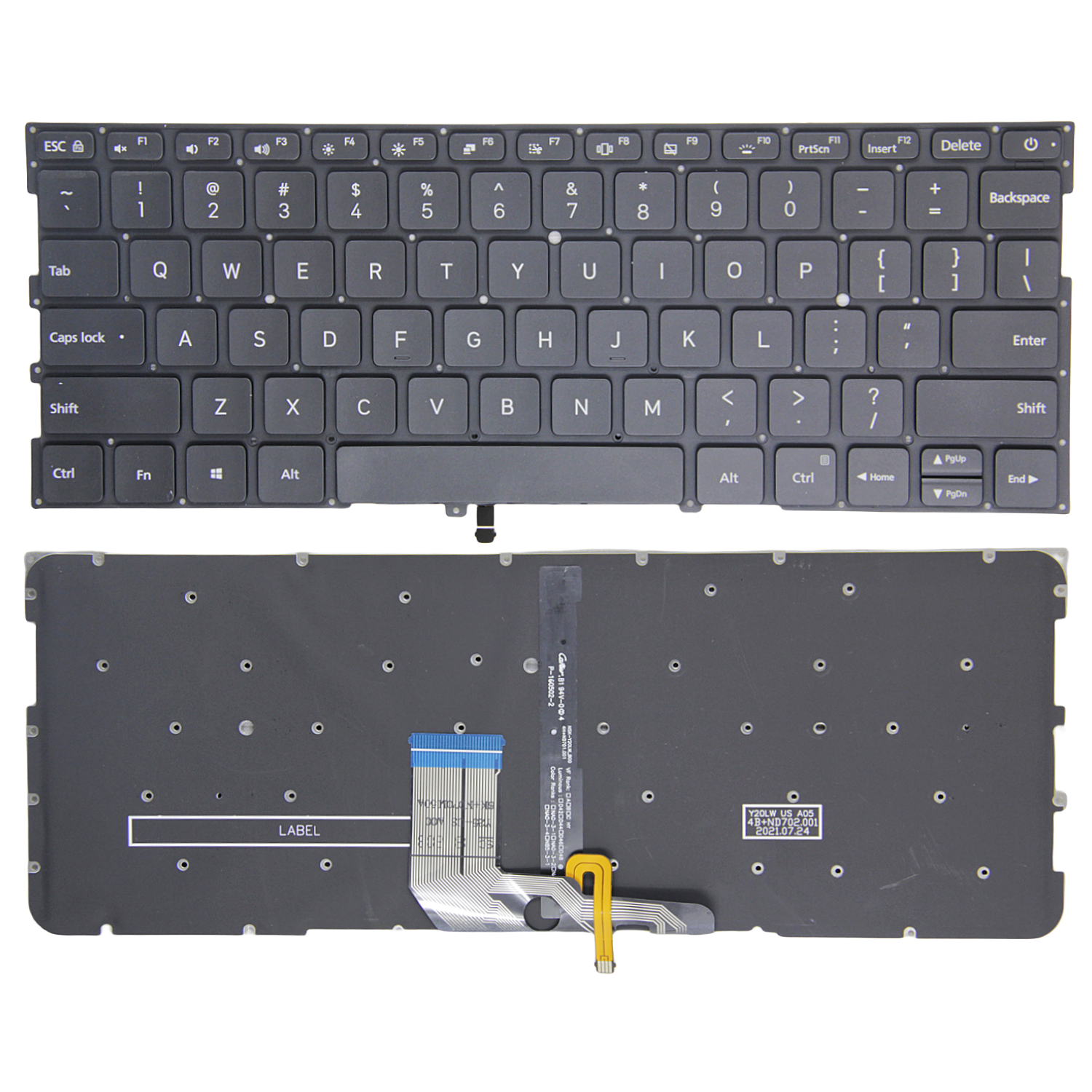 100%NEW Original US for XIAOMI MI Notebook Air13.3 161301-01 -07 TM1604 TM1613 TM1703 TM1704 English Laptop Backlit Keyboard. 
