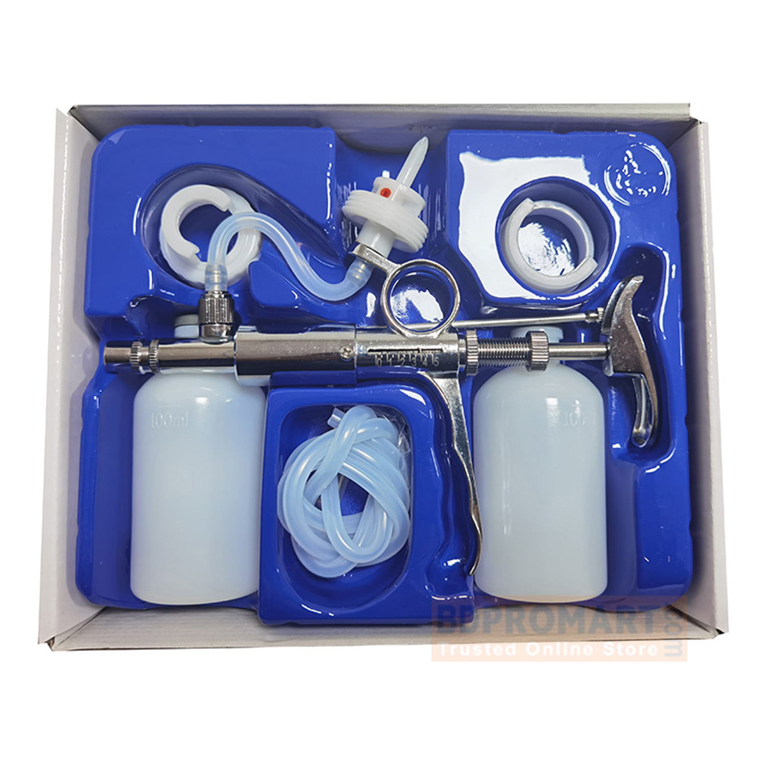 Livestock Adjustable Automatic Continuous Syringe Veterinary Injection Gun Equipment - Injection Gun 0-5ml. 
