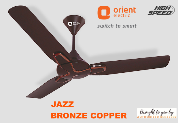 ORIENT JAZZ  (Bronze Copper)  56" CEILING FAN  FAN. 
