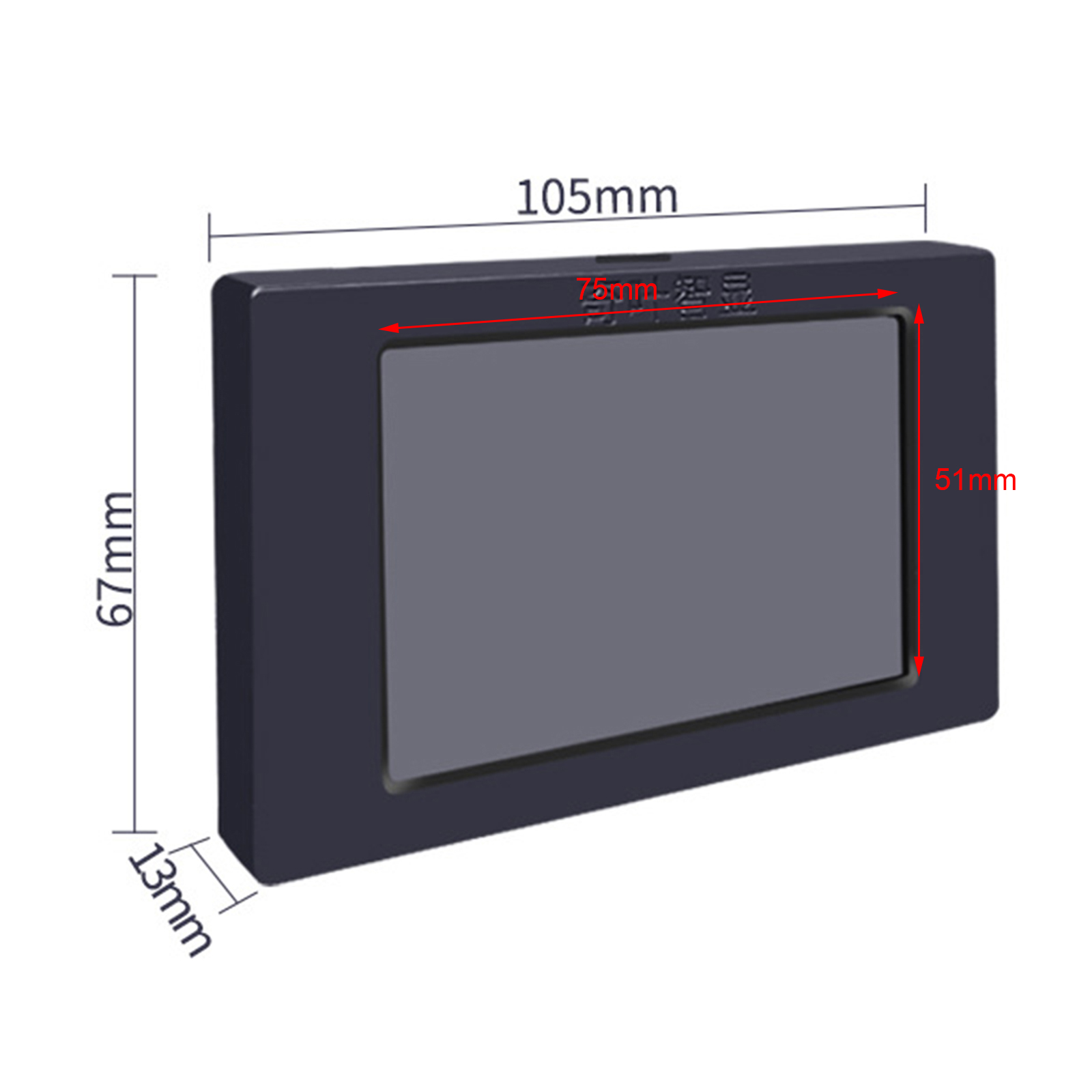 IPS Screen Monitor for CPU GPU RAM HDD 3.5 inch Mini Computer Monitor USB Secondary Screen Compact Type C Secondary Screen for. 