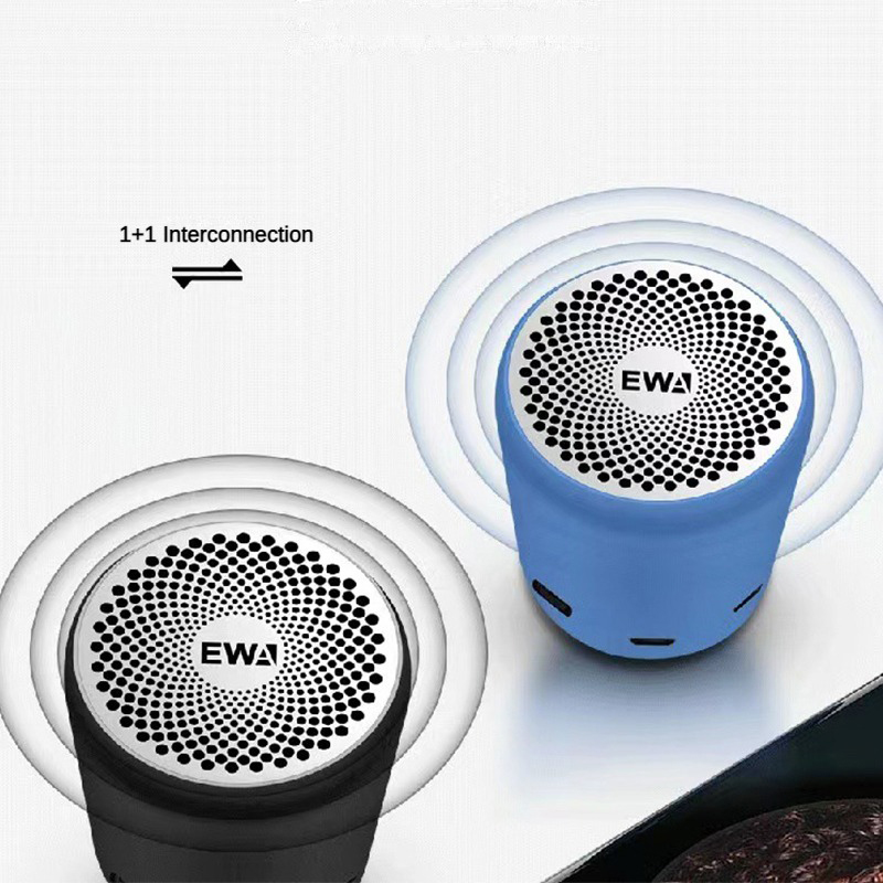 EWA A107S Mini Bluetooth Mobile Computer Speaker Wireless Outdoor Portable Car TWS Interconnected Waterproof Subwoofer Sound. 