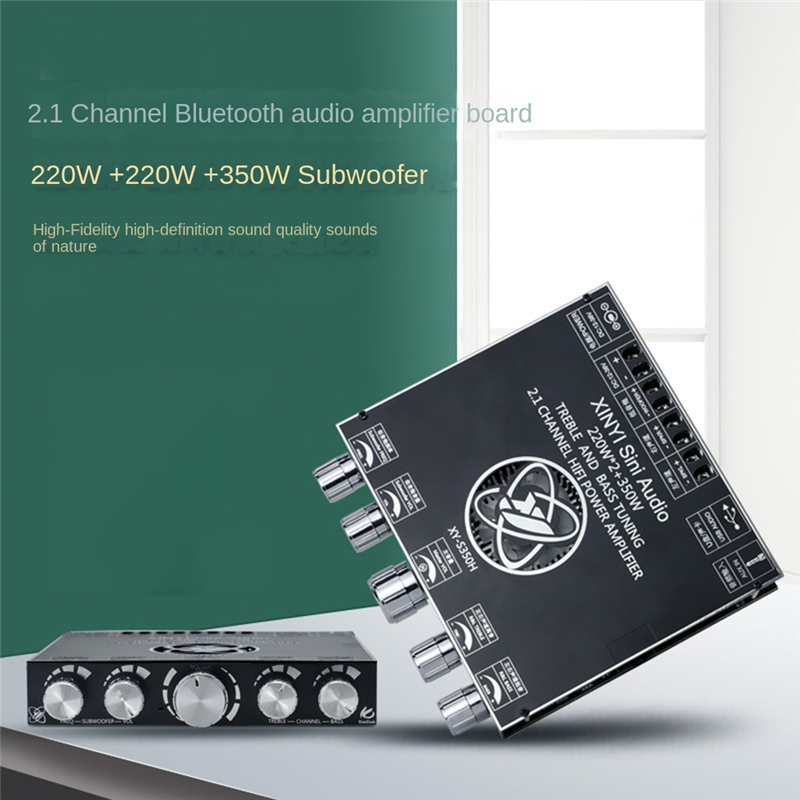 XINYI Sini Audio TPA3251 Bluetooth 5.0 Amplifier Board 2.1 Channel Power Audio Stereo Subwoofer Board 220WX2 350W Amplifier Board. 