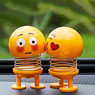 Smiling Face Spring Bouncing Doll (Emoji) 6 pis. 