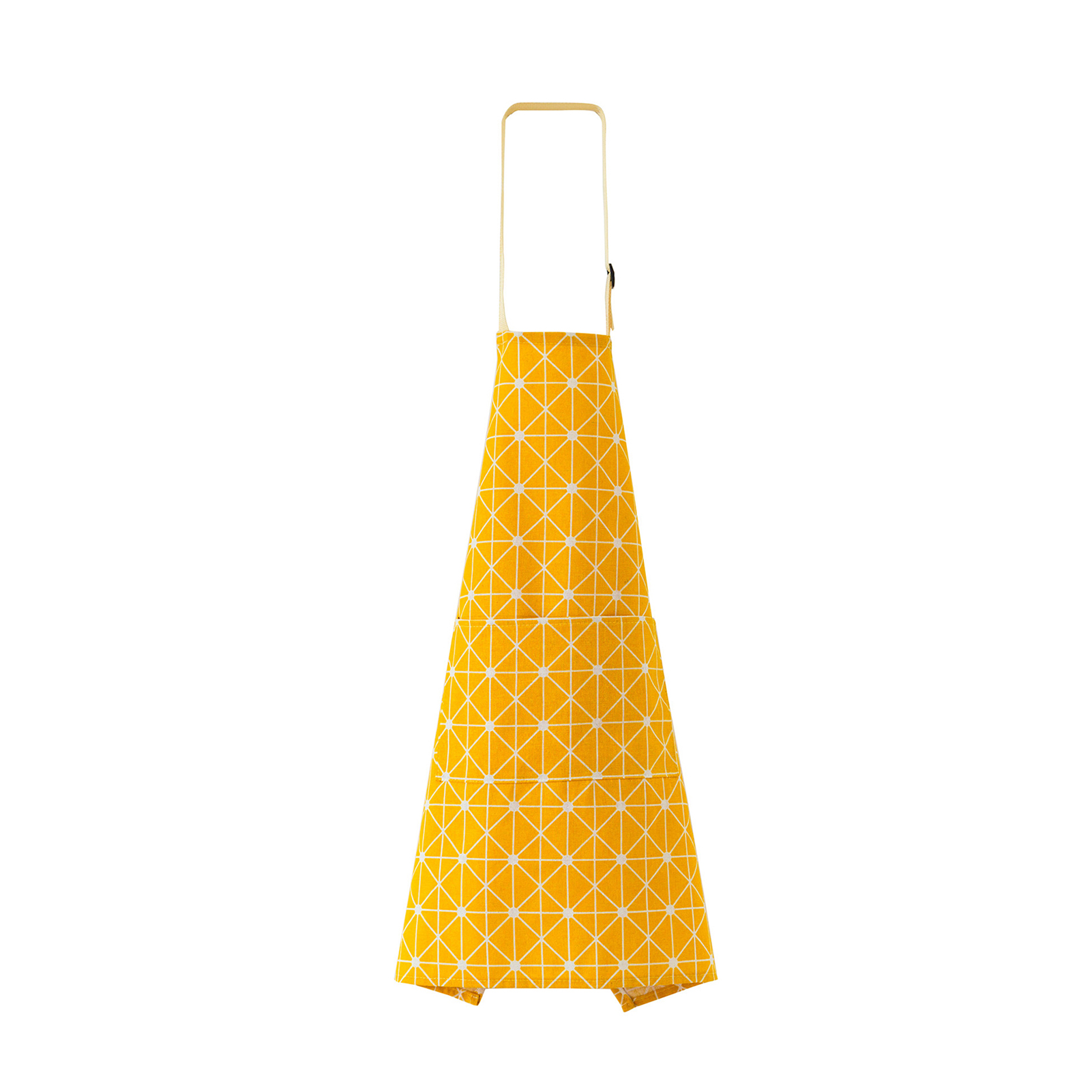 Kitchen Apron Hanging Design Wear-resistant Cotton Women Home Apron for Kitchen. 