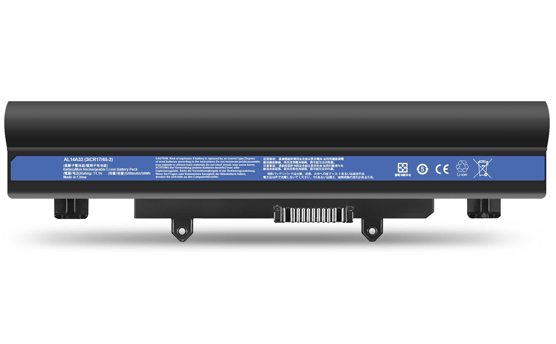 Battery For Acer Aspire E14 E15 E5-411 E5-421 E5-471 E5-511 E5-521 E5-531 E5-551 E5-571 E5-572 Series, PN: AL14A32
