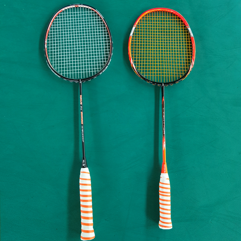 【10Year-Old Answer】3-12Age-Old Durable Short Handle Children Single Double Racket Full Carbon Children Badminton Racket Light. 