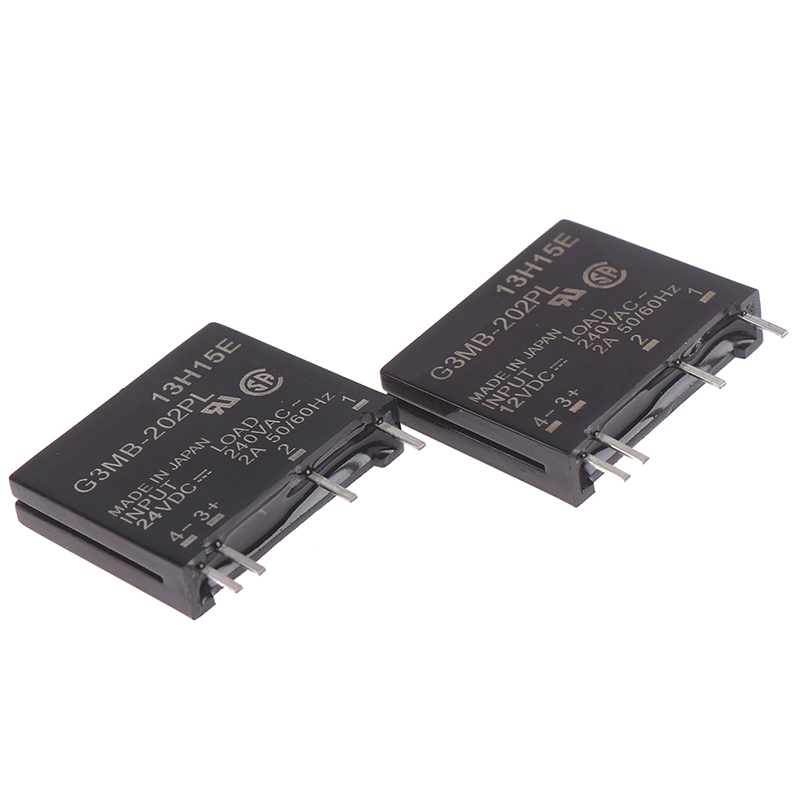 New 1/2PCS 12V/24V G3MB-202P DC-AC PCB SSR Solid State Relay Module. 