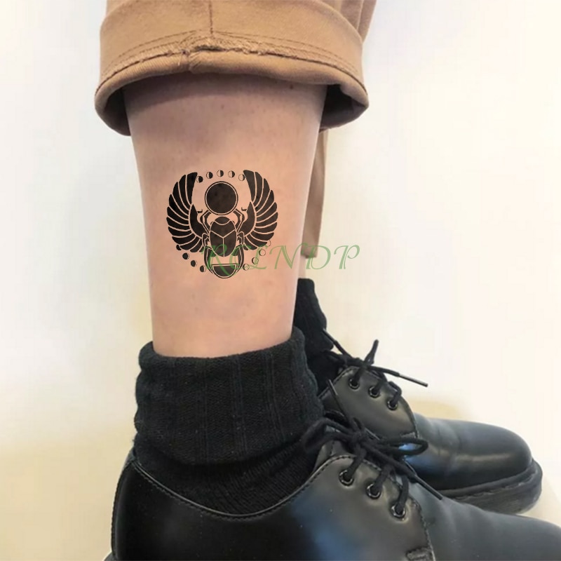Waterproof Temporary Tattoo Sticker Apollo sun totem God's eye of Horus Wedjat Ancient Egypt tatto flash tatoo for men. 