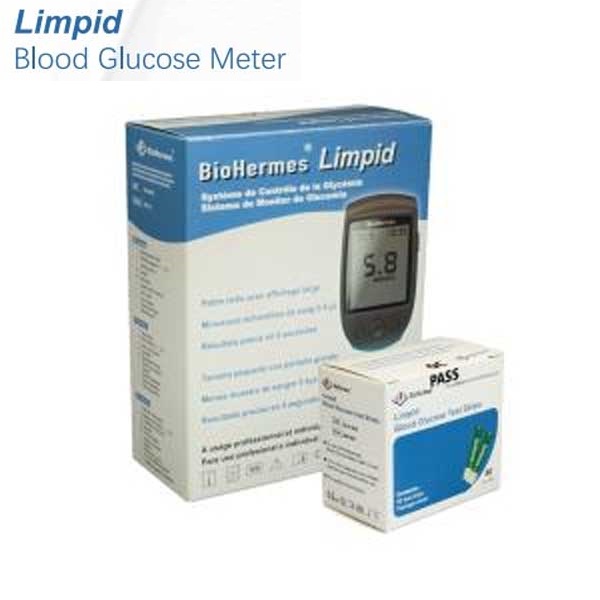 BioHermes Limpid Blood glucose monitoring Meter with 25 test strips. 