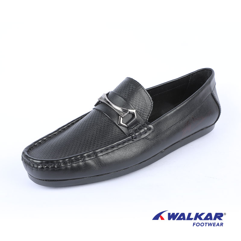 Walkar Walker Loafer Walkar Men's Casual Shoe-black