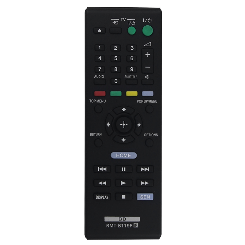 Replacement Remote Control Suitable for Sony Blu-Ray Player RMT-B119P. 
