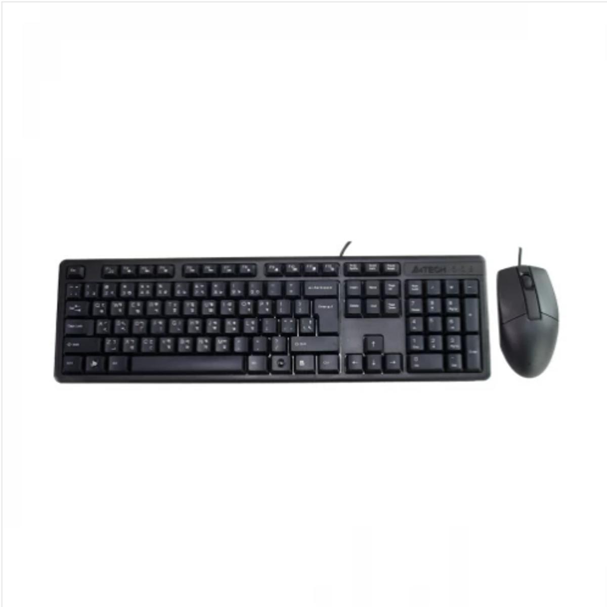 A4 Tech KK-3330 Multimedia FN Keyboard and Mouse Combo with Bangla