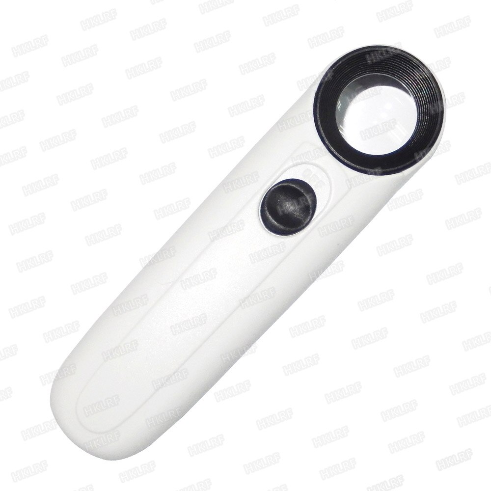 【happy one】Magnifying Glass 40X Handheld Magnifier Loupe Lens 21mm MG6B-1B Microscope Lapop Magnifying Tools. 