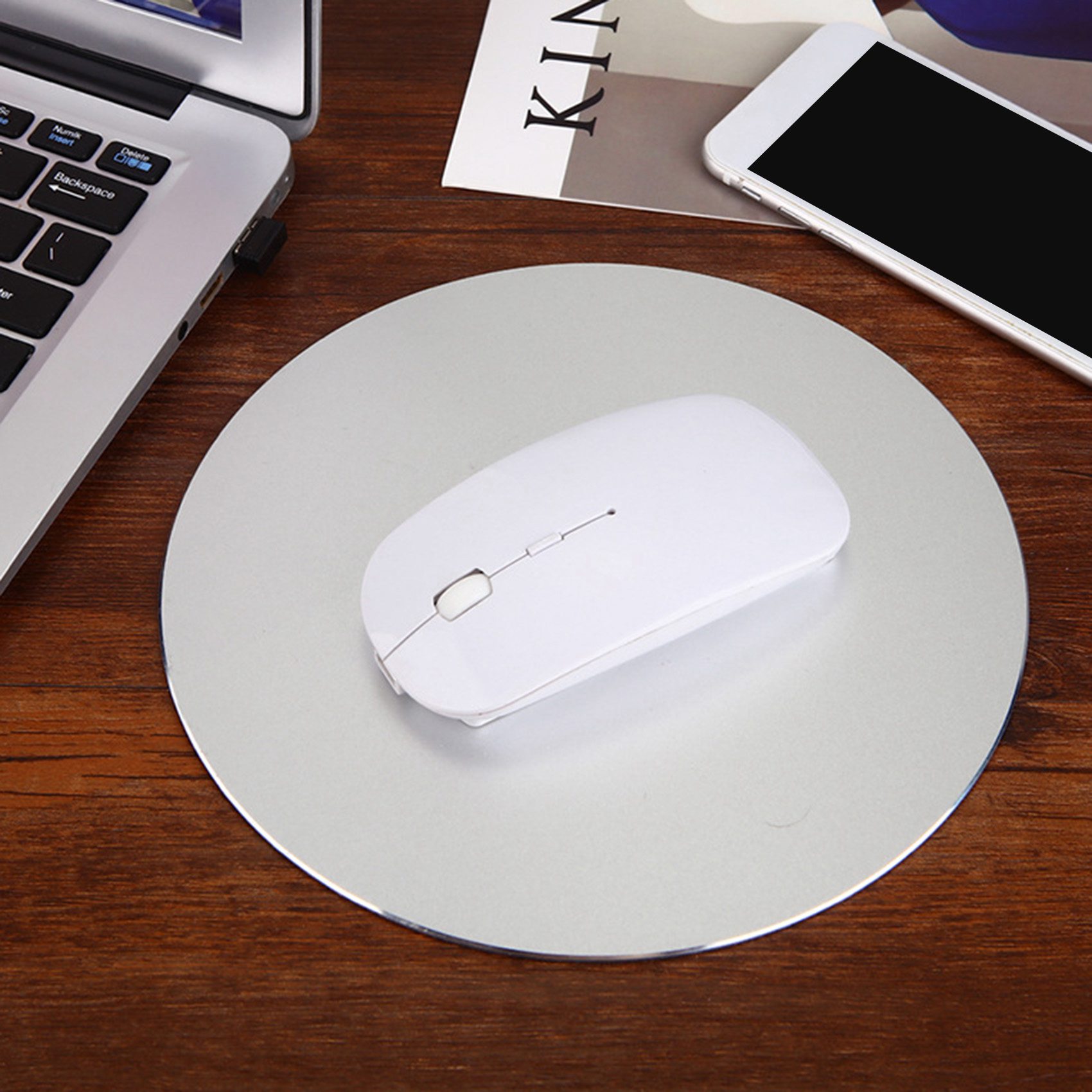 Rechargeable Wireless Bluetooth Mouse for Apple MacBook Air Pro Retina 11 12 13 15 16 Mac Book Laptop Wireless Mouse. 