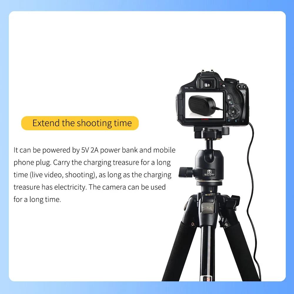 ACK-E12 power adapter FOR Canon Micro single camera EOS M M2 M10 M100 M200 M50 M50 Mark II Kiss M DR-E12 Dummy Battery. 