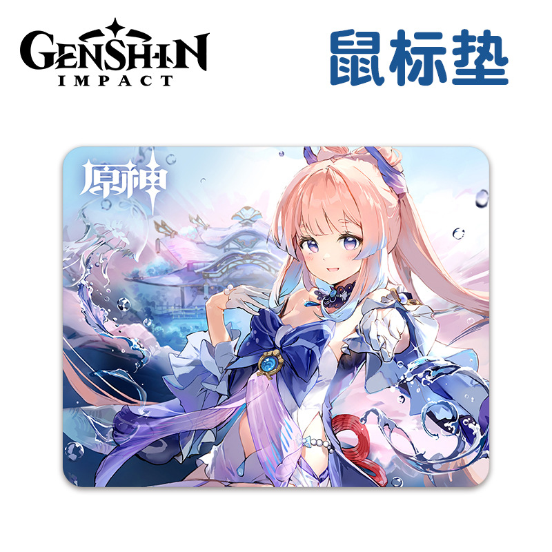XL Genshin Impact Mousepad Anime Computer Keyboard Mat Cartoon Ganyu Klee Keqing Mouse Pads Gifts LX. 