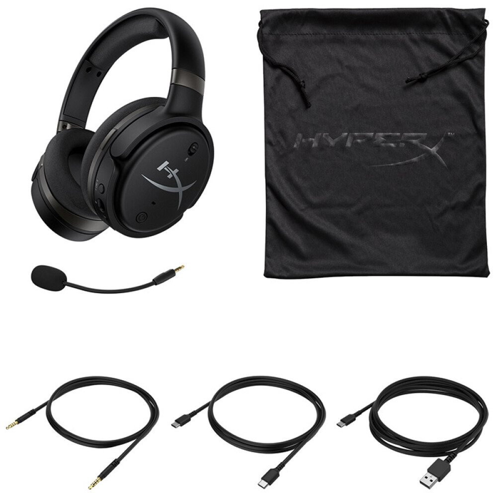 HXSJ Kingston HyperX Cloud Orbit S Gaming Headset 3D Audio Headphone with Waves Nx Head Tracking Technique Detachable Microphone. 