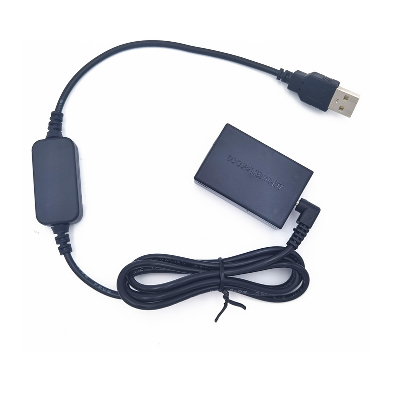DR-E17 Dc coupler LP-E17 Dummy battery+DC 5V 2A USB charger cable for Canon eos M3 M5 M6 EOSM3 EOSM5 mirrorless digital camera. 