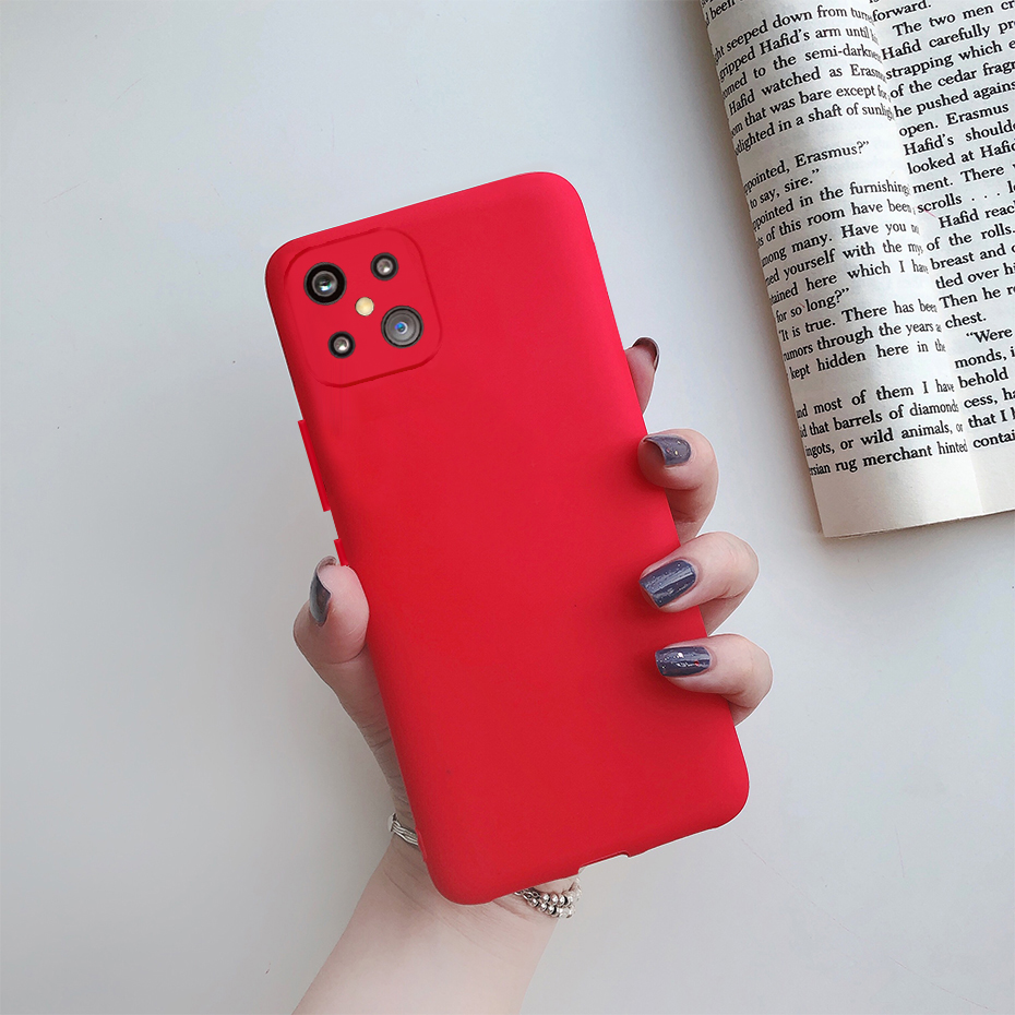 For Oppo Reno 4Z 5G Case CPH2065 Candy Color Soft TPU Fundas Back Cover For Oppo Reno4 Z 4 Z Reno4Z Oppo A92s Phone Case Bumper. 