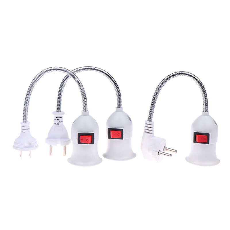 Plug In Light Socket Adapter Extension Light Socket Converter Plug Lamp Socket Lamp Bulb Holder E27 All Direction Bulb Adapter. 