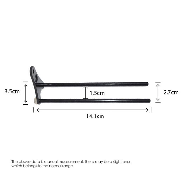 TWEXQNY 2X Carp Fishing Snag Bars Aluminium Alloy for Bite Alarms Windproof Anti Falling Snag Bar Carp Fishing Tackle