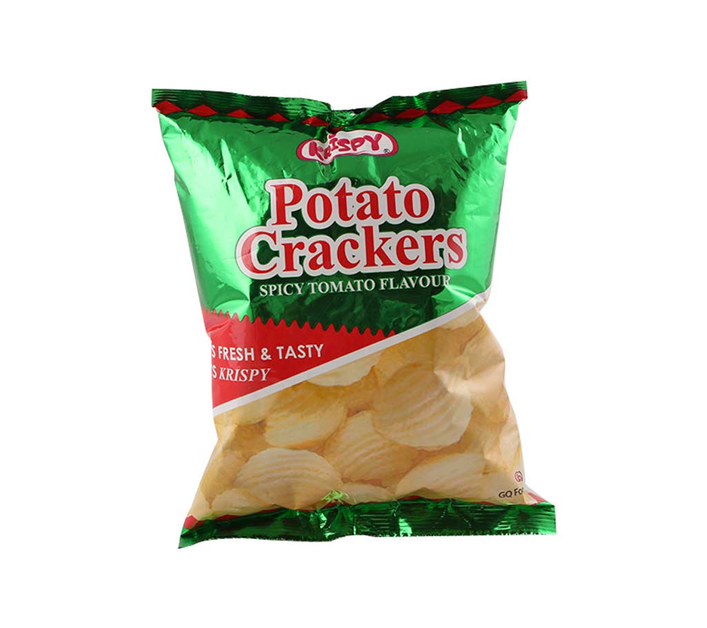 Krispy Potato chips - 15gm per packet - pack of 20 packets. 