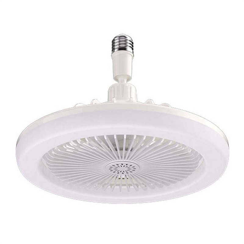 Ceiling Fans with Remote Control and Light Lamp Fan E27 Converter Base LED Lamp Fan for Bedroom Living Room